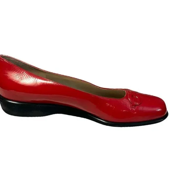 Salvatore Ferragamo Women's Red Loafers - Picture 3 of 6